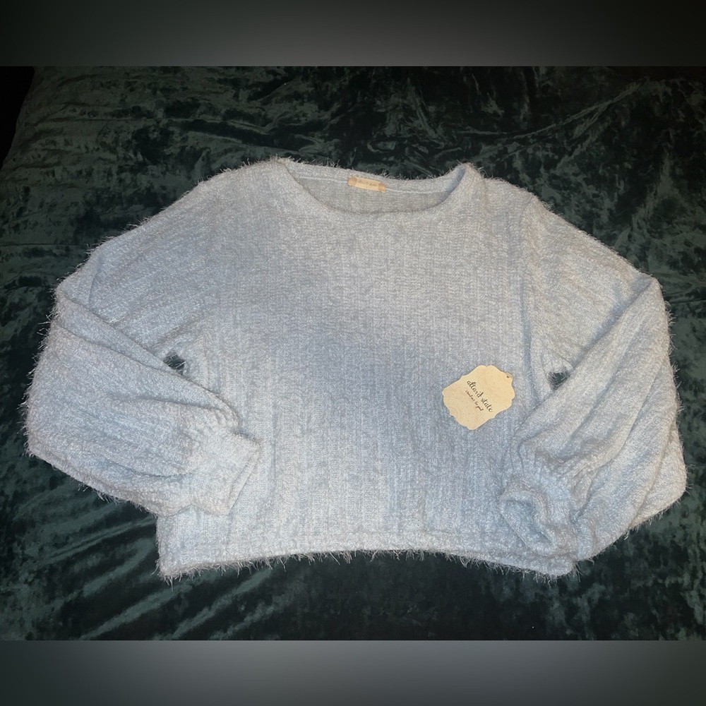 Altar’d state light blue sweater (NWT)